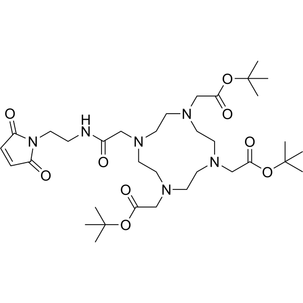 Maleimido-mono-amide-DOTA-tris(t-Bu ester) 1613382-10-7